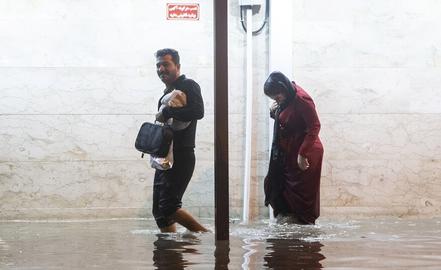The Meteorological Department issued a red alert for Khuzestan, valid until March 26, and warned of continued rainfall