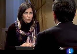 Iranian President Mahmood Ahmadinejad during an interview with the Spanish Journalist Ana Pastor.