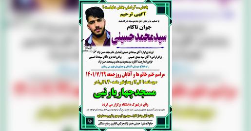 Iranian Woman Falls into Coma and Dies after Son Killed by Security Forces