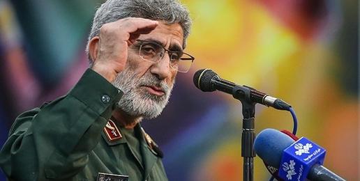 خبرگزاری وابسته به سپاه تسنیم: خبر بازجویی از «قاآنی» کذب است