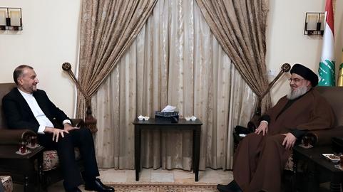 امیرعبداللهیان در جریان سفر به بیروت با «حسن نصرالله»، دبیرکل حزب‌الله لبنان هم دیدار کرده بود؛ نصرالله پس از آن گفته بود که برای هر پیشامدی آماده است