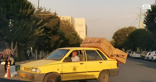 حمل انواع بسته‌ها و کارتن‌ها با ماشین
