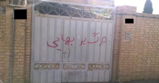 Graffiti saying "Death to Baha'is" – and a new court order has called for the confiscation of Baha'i properties in Semnan