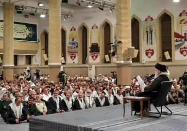خامنه‌ای: می‌گویند جمهوری اسلامی با دنیا قهر است، این خلاف واقع است