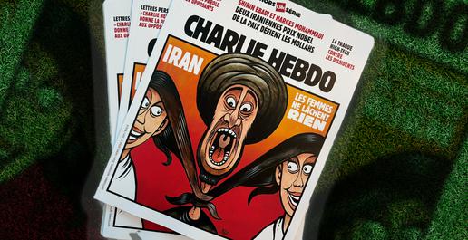 Charlie Hebdo Dedicates Issue to Iran's Uprising