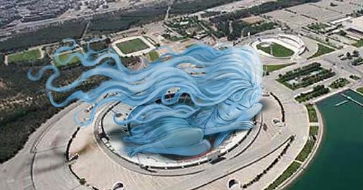 Tajaddod’s response to the death of Sahar Khodayari was a piece of art: an illustration of Khodayari’s spirit, her hair flowing free above the stadium that had denied her entry