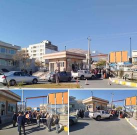 تجمع اعتراضی متقاضیان مسکن ملی در سنندج