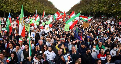 برلین، میدان آزادی؛ همگام با حامد اسماعیلیون و خانواده‌های قربانیان جمهوری اسلامی