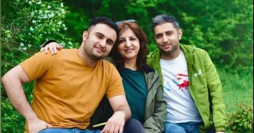 Sholeh Sanai, and her two sons, Shayan and Faran, were arrested in Bojnord after security agents raided and searched their homes and business premises