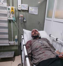 تصویری که از سید جواد هاشمی در بیمارستان منتشر شده است.
