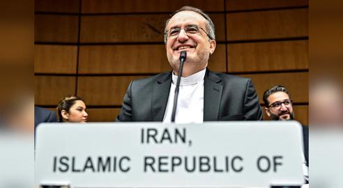 «محمدرضا غائبی»، سرپرست دفتر نمایندگی جمهوری اسلامی ایران در وین در اجلاس شورای حکام آژانس