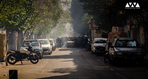 چهارمین هفته اعتراضات در خیابان لاله زار