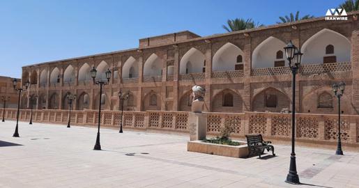 مرمت غیر اصولی مدرسه خان شیراز