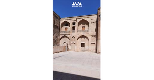 مرمت غیر اصولی مدرسه خان شیراز