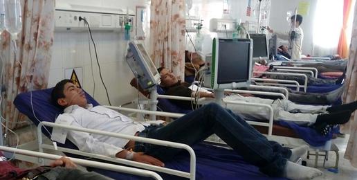 مسمومیت ۲۶۰ نفر در رضوانشهر گیلان