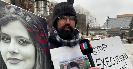 Milad Mohammadi was holding a round-the-clock sit-in in Toronto this week to protest the killing of his brother and hundreds of other protesters in the state crackdown on the 2022 Woman, Life, Freedom uprising, when two Iranian-Canadians assaulted journalists