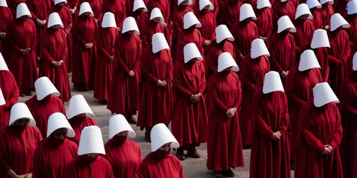 Like in the Islamic Republic of Iran, women in The Handmaid’s Tale must cover their hair.