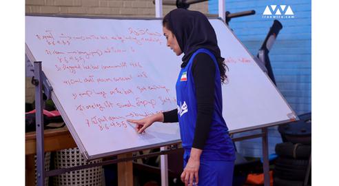 تمرینات دختران والیبالیست برای سفر به تایلند و بازی‌های کشورهای اسلامی