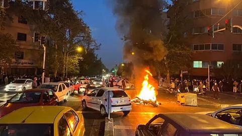 On the night when Danial was injured, security forces were shooting at the cars whose drivers were sounding their horns