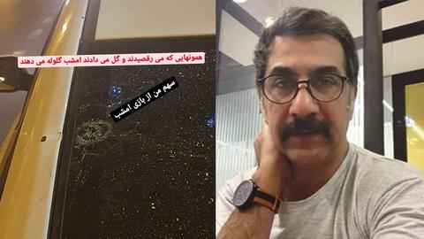 روایت محمد نادری بازیگر از تیراندازی نیروهای امنیتی به خودروها در تهران