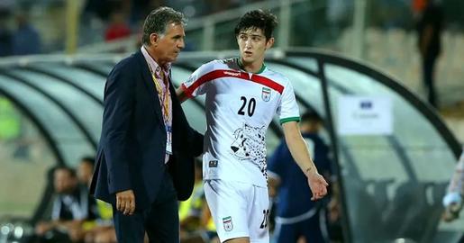 Carlos Queiroz has been under pressure from the Ministry of Sport to remove Sardar Azmoun, the team’s striker