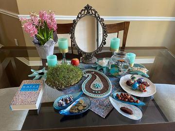And coinciding with this year's Nowruz, Moghbeli posted a picture of a traditional Nowruz spread on her Instagram page, a photo that has gone viral in recent days after state media attacks