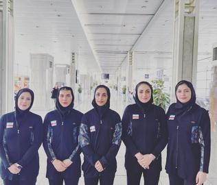 دختران کشتی کورِش ایران در رقابت‌های بین‌المللی بیشکک