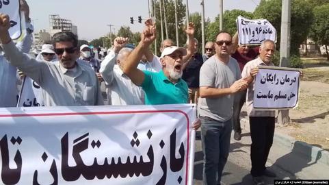 اعتراض بازنشستگان تامین اجتماعی: فقر و فلاکت، دستاورد حکومت برای مردم