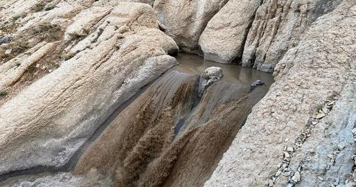 Kuhrang Spring, which provides 50 percent of Shahrekord’s drinking water, is now muddied