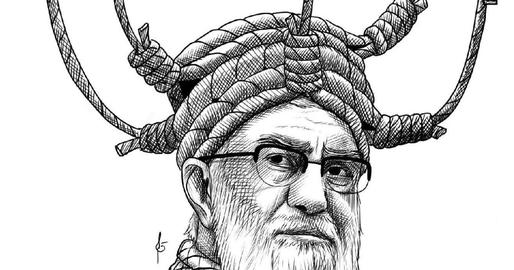 شعارهای داخل به خارج نیز کشیده شد و نشریه شارلی ابدو نیز کاریکاتورهایی از خامنه‌ای منتشر کرد.