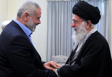 حماس از دیدار اسماعیل هنیه با  علی خامنه‌ای خبر داد