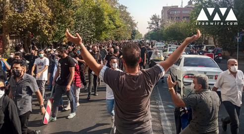 گزارش تصویری؛ اعتراضات سراسری شنبه نهم مهر در تهران(۲)