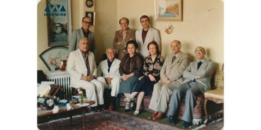 Members of the National Spiritual Assembly of the Baha’is of Iran, eight of whom were executed. Zhinoos Mahmoudi is third from the right