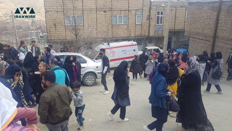 Panic scenes were reported in several western Kurdish towns where dozens of schoolgirls were sent to medical centers with poisoning symptoms