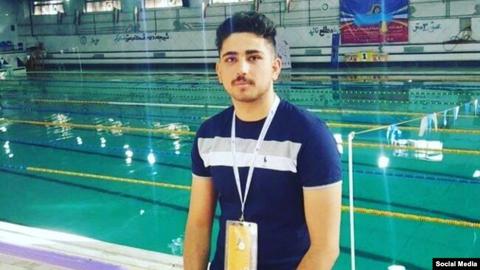 انتقال پرهام پروری قهرمان شنا و متهم به محاربه به زندان فشافویه