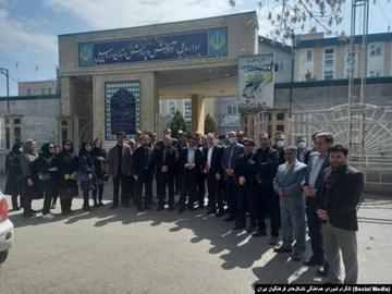 تجمع اعتراضی معلمان در اردبیل