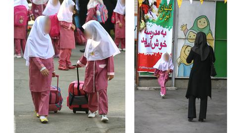 دبستان دخترانه در تهران. عکس از ایران‌وایر