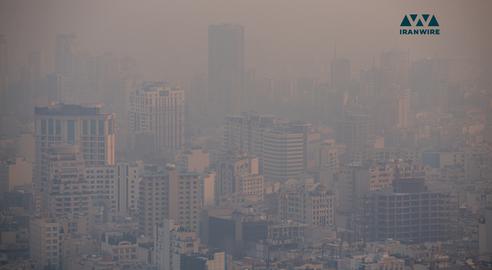 نمایی از شهر تهران در آلودگی هوا. عکس از ایران‌وایر