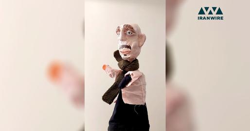 Another view of the puppet portraying the character of Ali.