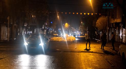 چهارشنبه‌سوری اعتراضی در تهران. عکس از ایران‌وایر