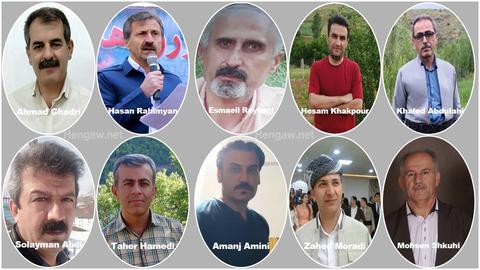 ۱۰ معلم زندانی در سقز اعتصاب غذا کردند