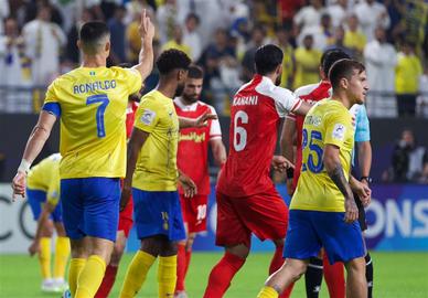 پرسپولیس صفر - النصر صفر؛ تساوی مقابل تیم ده نفره