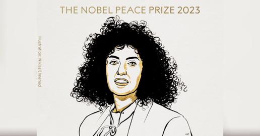 La activista iraní encarcelada Narges Mohammadi gana el Premio Nobel de la Paz
