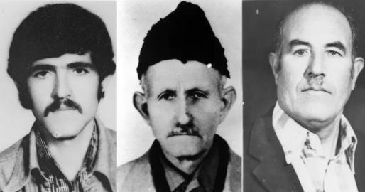 From left: Ali Sattarzadeh, Hassan Esmailzadeh and Azadollah Zaydi