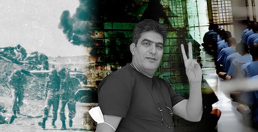 Behrouz Farzandi, a 57-year-old Iranian citizen, was among the Baha'is injured in the war