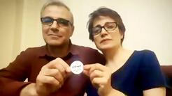 A button, a love story, and an Iranian couple who will not be silenced