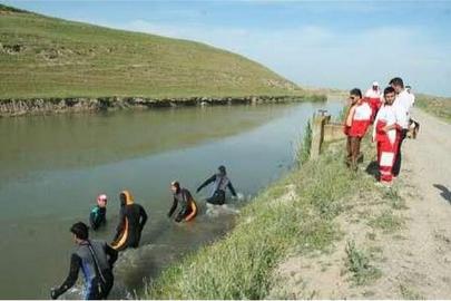 قوشاچایلی اوشاق سو کانالیندا بوغولوب