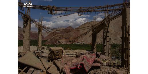 روستای مزداران فیروزکوه پس از سیل ویرانگر