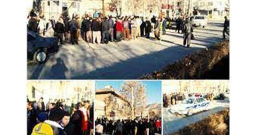 اعتصاب کارگران اداره راه استان کردستان همزمان با سفر رئیسی به سنندج