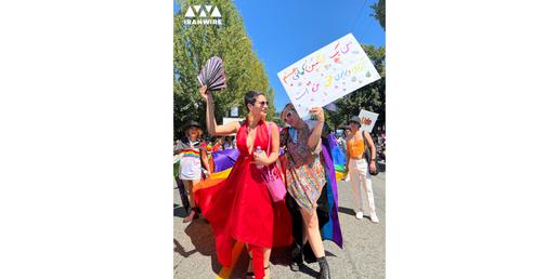 رنگین‌کمانی‌های ایرانی در رژه افتخار ونکوور